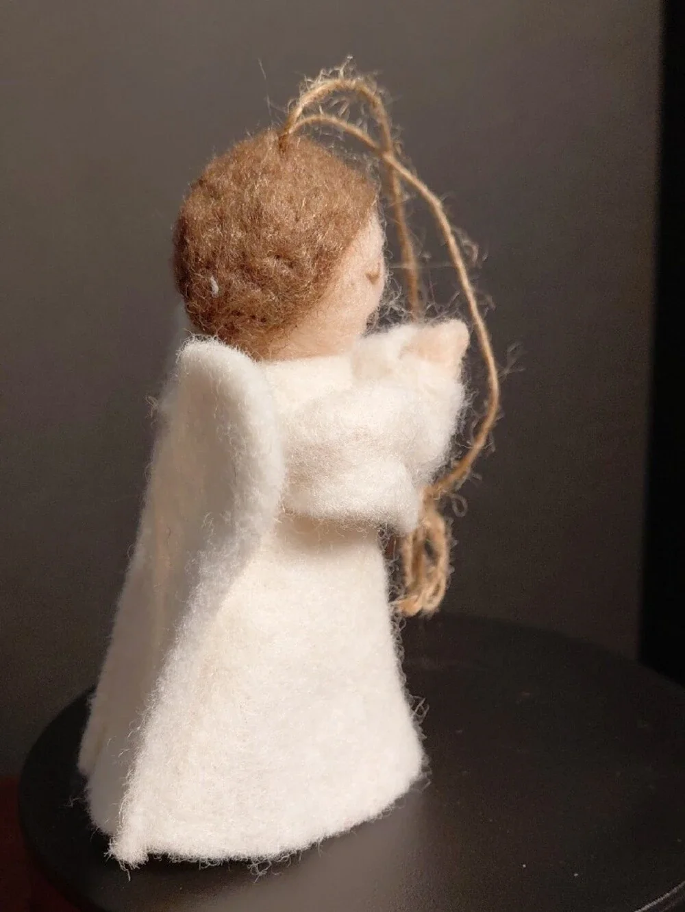 Handmade Needle Felt Angel Ornament